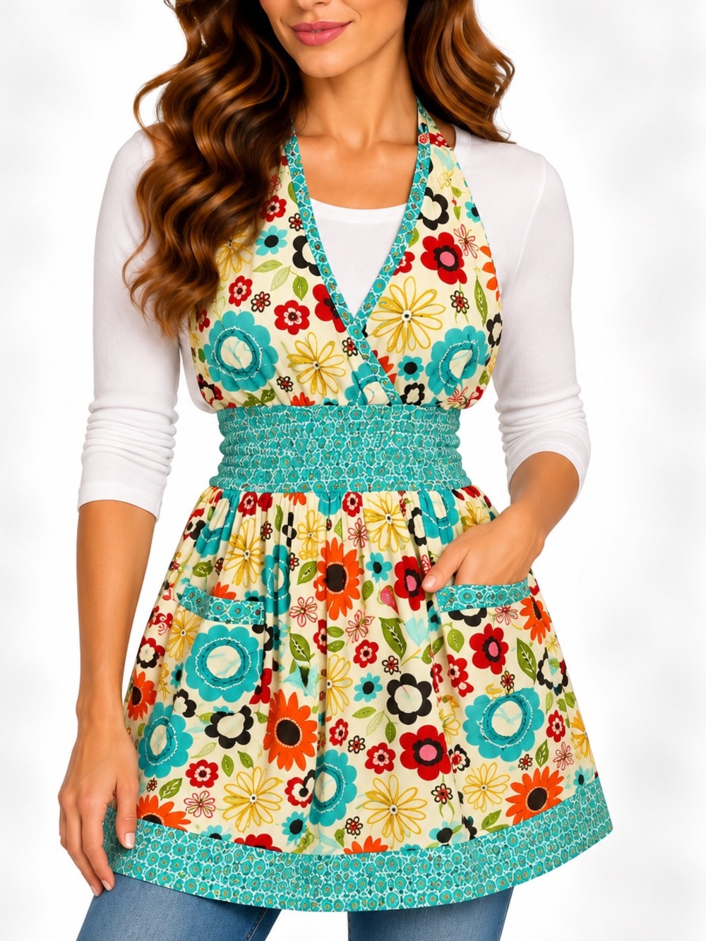 Floral Apron